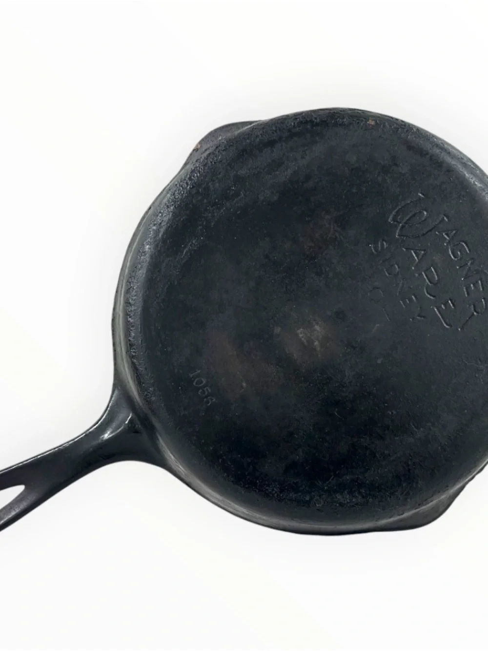 Vintage Wagner Ware 1058 No 8 Cast Iron Skillet Sidney Smooth Bottom USA
